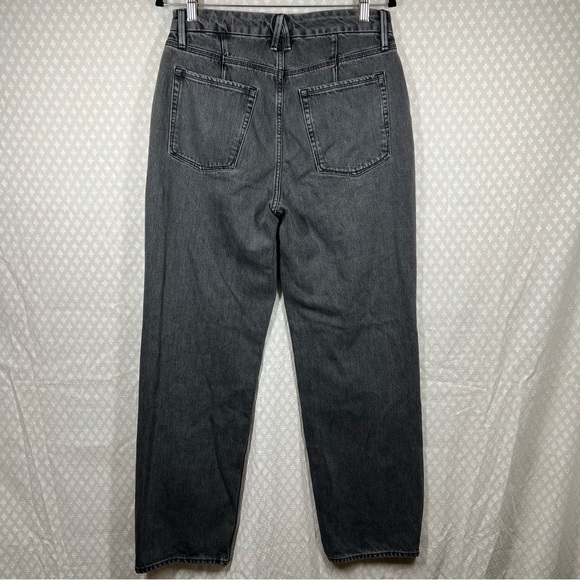 Good American Washed Black 90s Relaxed High Rise Jeans - Picture 4 of 5